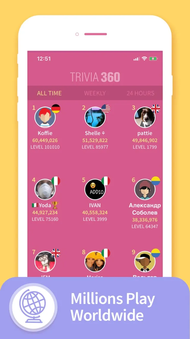 TRIVIA 360: Quiz Game | Permainan | XWorld