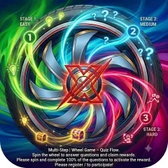XWorld | Multi-Step | Wheel Game – Quiz Flow 