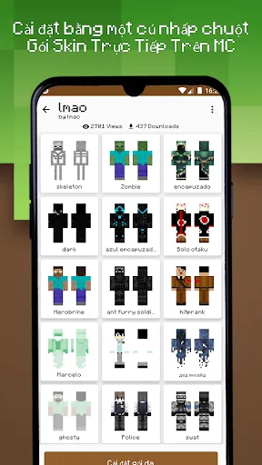 Trình tạo gói da cho Minecraft | Games | XWorld