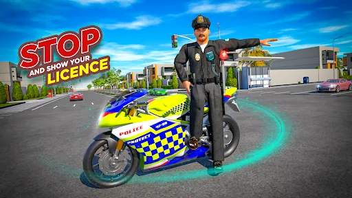 Game Balap Stunt Sepeda Polisi | Permainan | XWorld