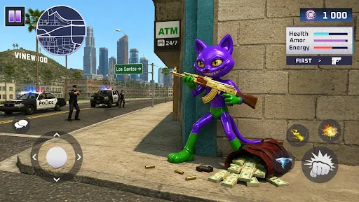 Huggy Rope Hero: City Crime | Permainan | XWorld