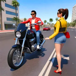 XWorld | Bike Taxi Driving Games 3D