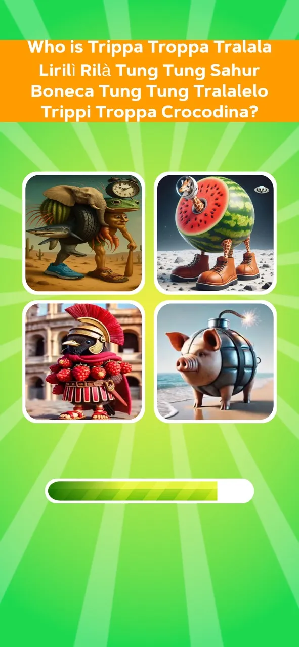 Italian Brainrot Quiz | Игры | XWorld