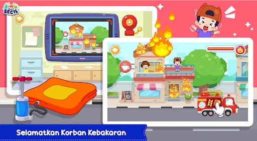 Pemadam Kebakaran Dunia Secil | Permainan | XWorld