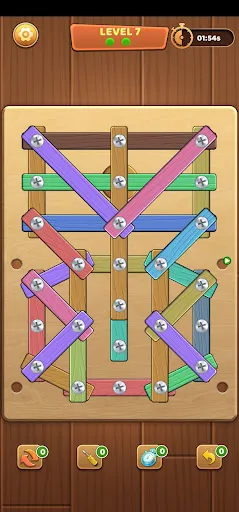 Wood Nuts & Bolts Screw Puzzle | Permainan | XWorld