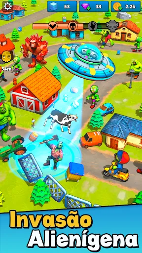 Aliens vs Zombies: Invasão | Jogos | XWorld