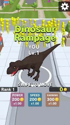 Dinosaur Rampage | juego | XWorld