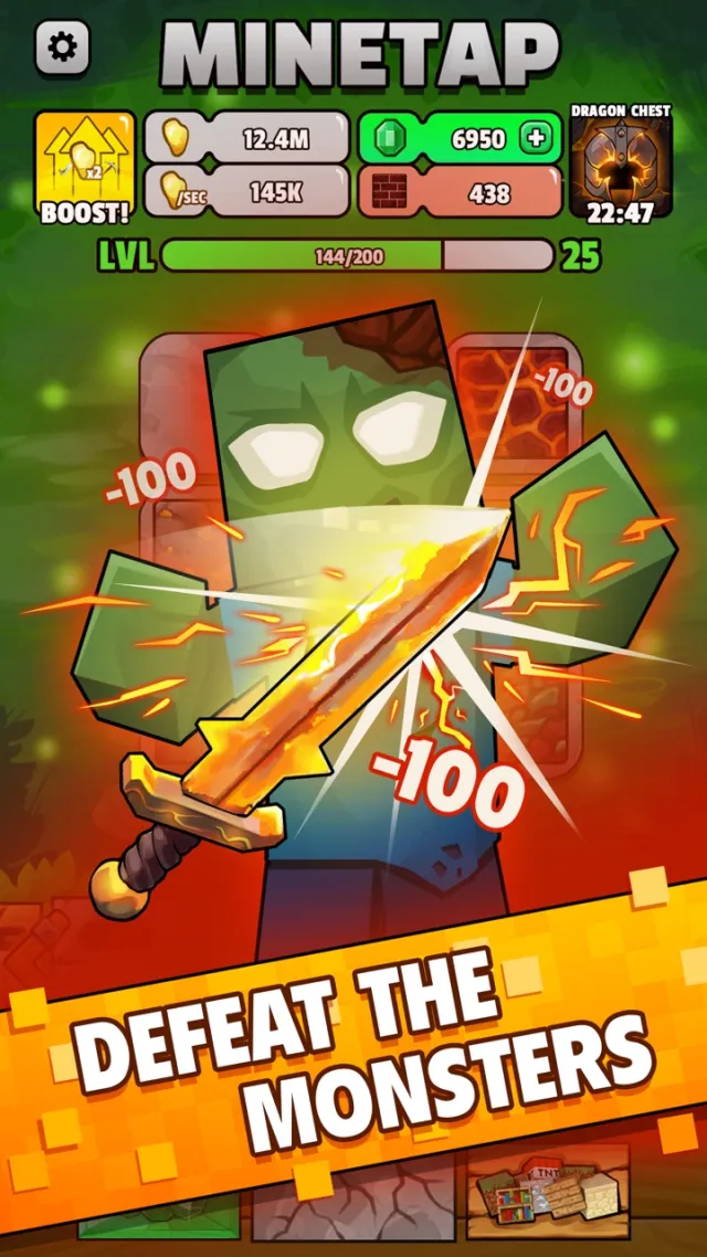 Minetap: Merge-Idle RPG | Games | XWorld