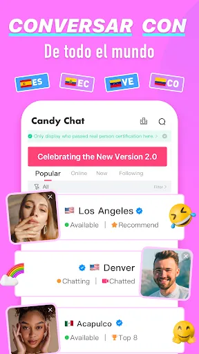 Candy Chat -video chat en líne | juego | XWorld