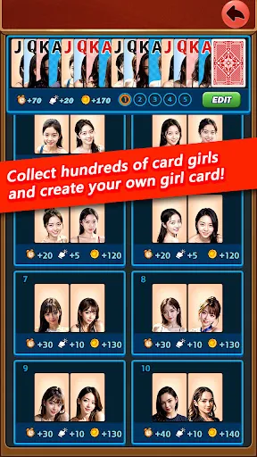 Girl Solitaire :Model Klondike | Games | XWorld