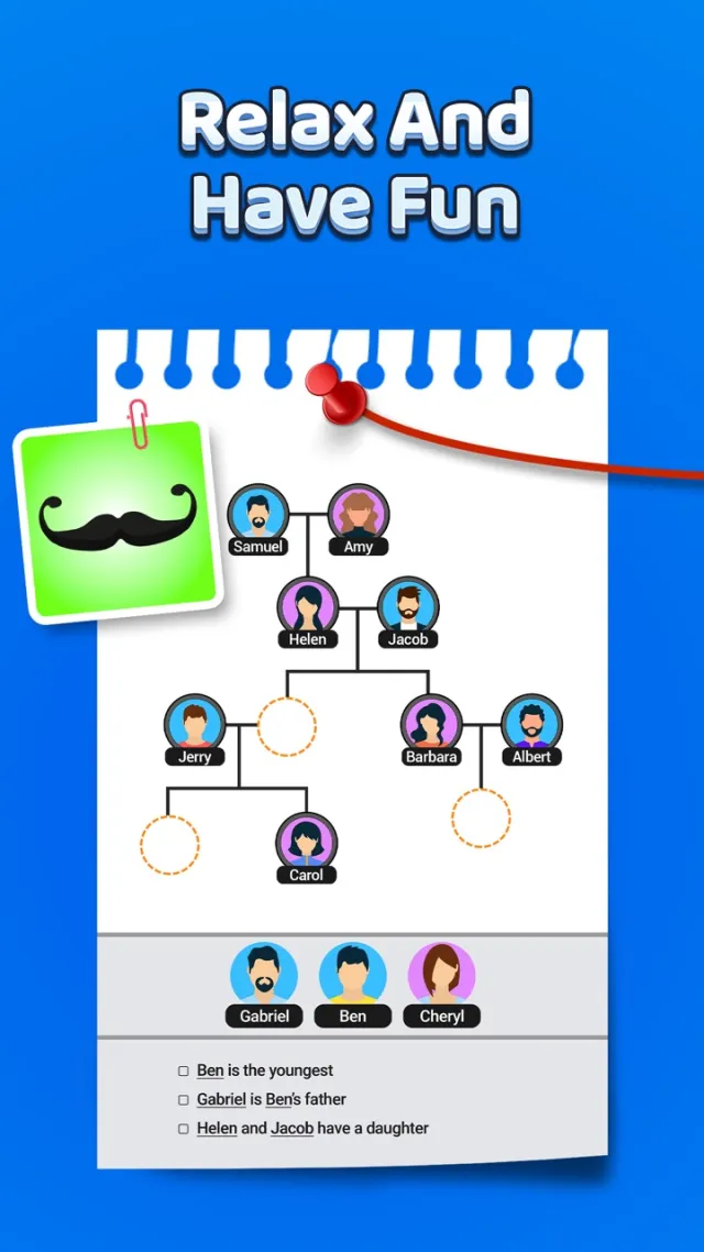 Family Tree! - Logic Puzzles | Games | XWorld