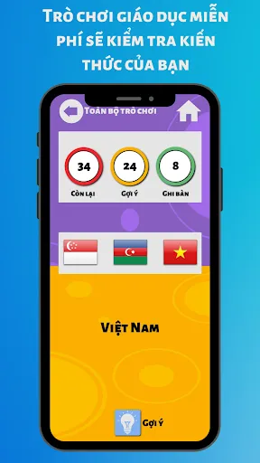 Tất cả các lá cờ trên thế giới | Games | XWorld