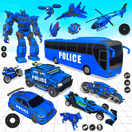 Bus Simulator Police Robot Car | Игры | XWorld