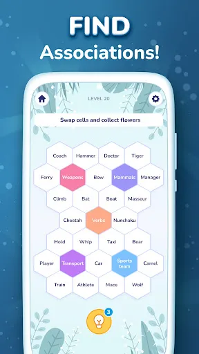 Hexa Words: Sort Associations | Games | XWorld Hexa Words: Sort Associations | Games | XWorld