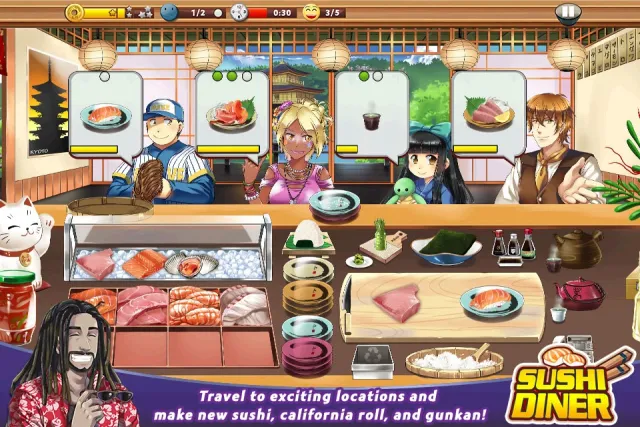 Sushi Diner – Fun Cooking Game | Permainan | XWorld