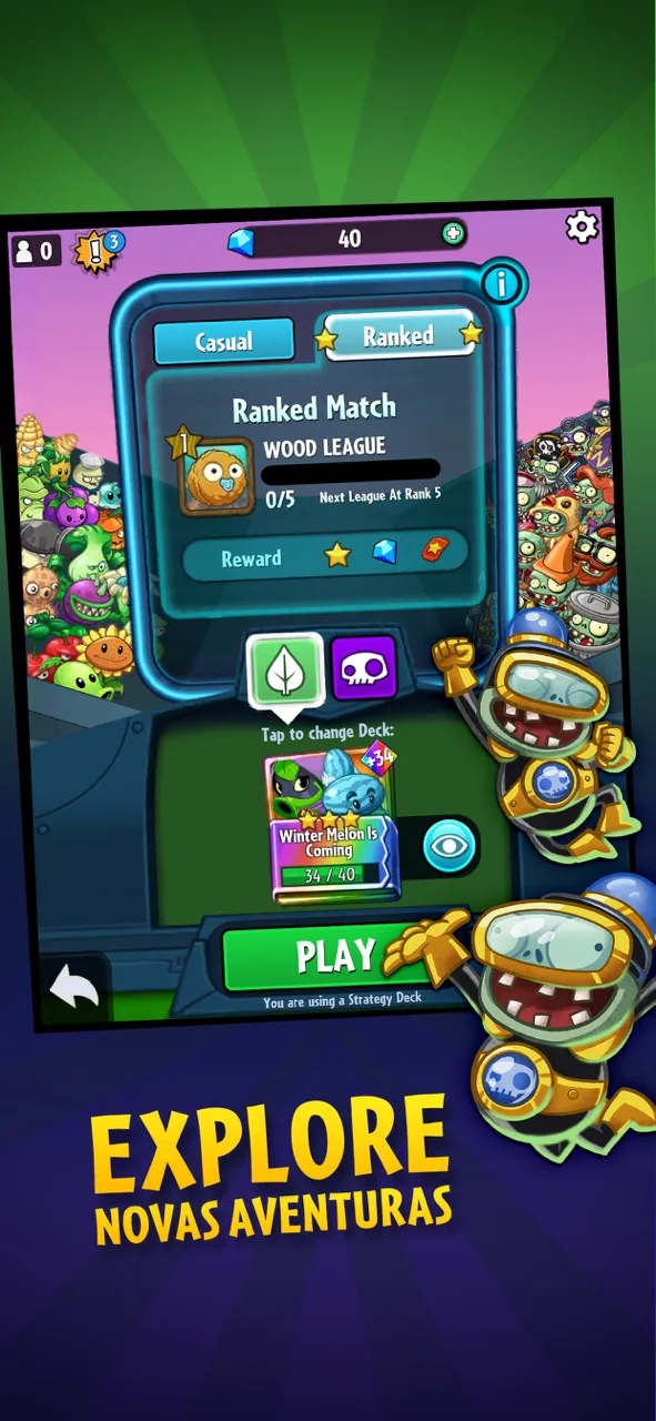 Plants vs. Zombies™ Heroes | Jogos | XWorld