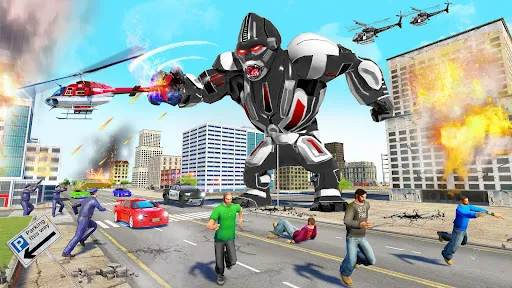 Angry Gorilla Robot Truck Game | Games | XWorld