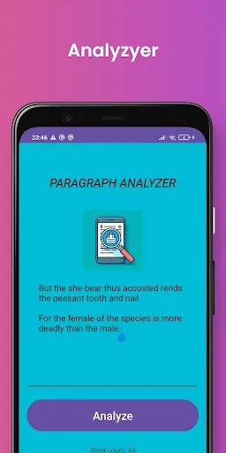 Paragraph Analyzer | juego | XWorld