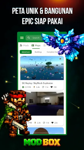 ModBox for Minecraft PE | Permainan | XWorld