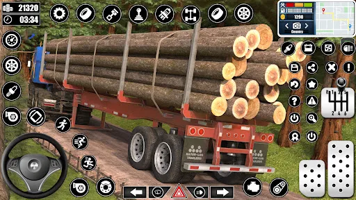 Log Transporter Truck Driving | Permainan | XWorld