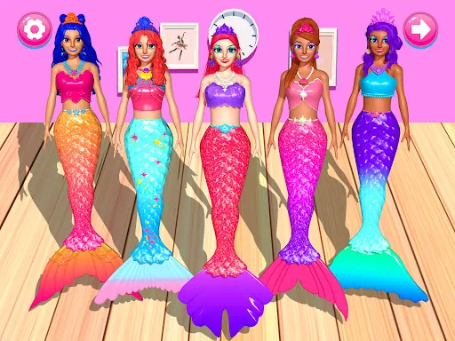 Color Reveal Mermaid Games | Games | XWorld