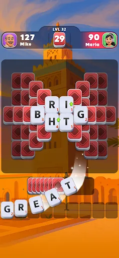 Word Tiles GO | juego | XWorld