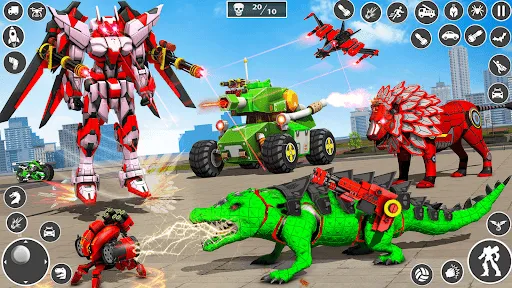 Crocodile Robot Animal Game 3D | Игры | XWorld