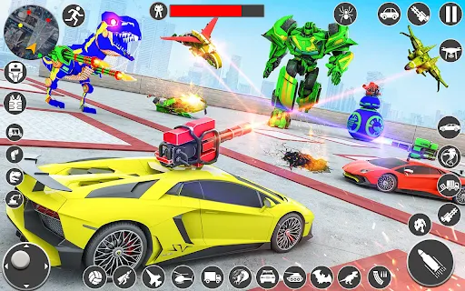 Robot Transform Robot War Game | Permainan | XWorld