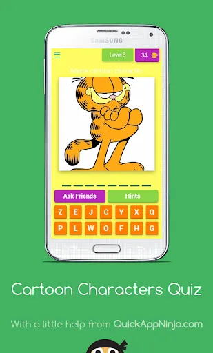 Cartoon Characters Quiz | juego | XWorld