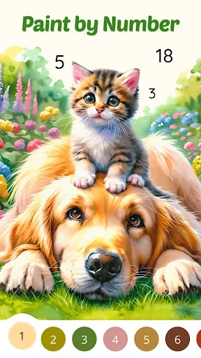 Color Aura: Paint by number | Permainan | XWorld