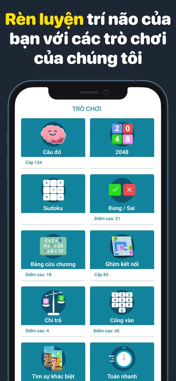 Trò chơi Toán học & Trí não | Games | XWorld