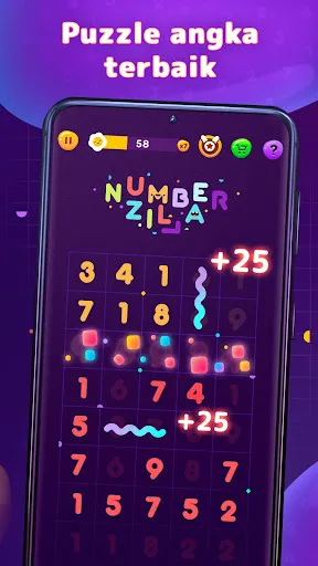 Numberzilla - Puzzle permainan | Permainan | XWorld