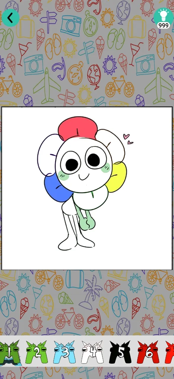 Dandys flower coloring world | เกม | XWorld