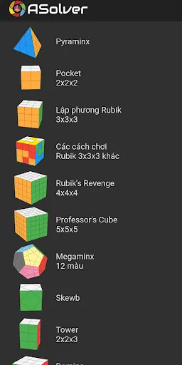 ASolver>Giải câu đố:Khối Rubik | Games | XWorld ASolver>Giải câu đố:Khối Rubik | Games | XWorld