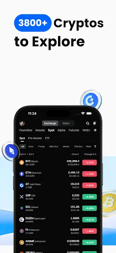 Gate: เทรด BTC และ ETH | เกม | XWorld