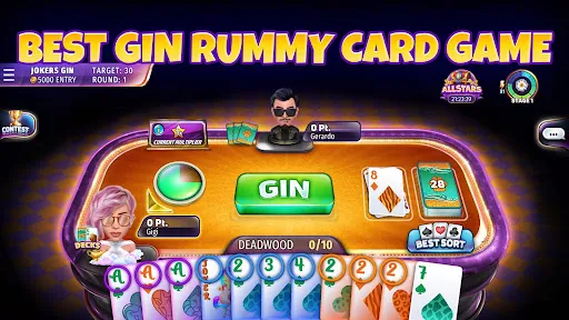 Gin Rummy Stars - Card Game | 游戏 | XWorld