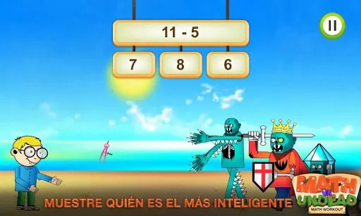 Juego de Matemática vs Undead | juego | XWorld