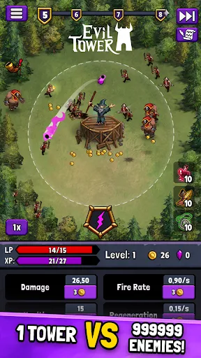 Evil Tower - Idle defense | Permainan | XWorld