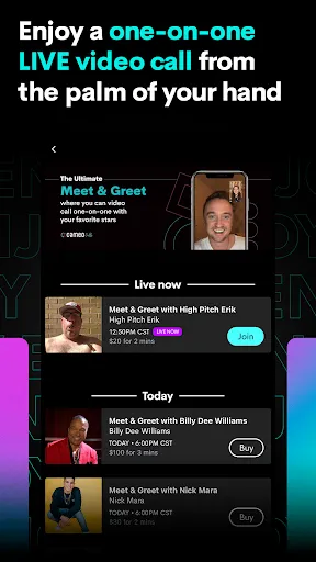 Cameo - Personal celeb videos | 游戏 | XWorld Cameo - Personal celeb videos | 游戏 | XWorld