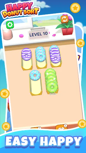 Happy Donut Sort | Permainan | XWorld