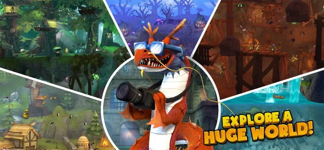 Hungry Dragon: by Hungry Shark | Games | XWorld