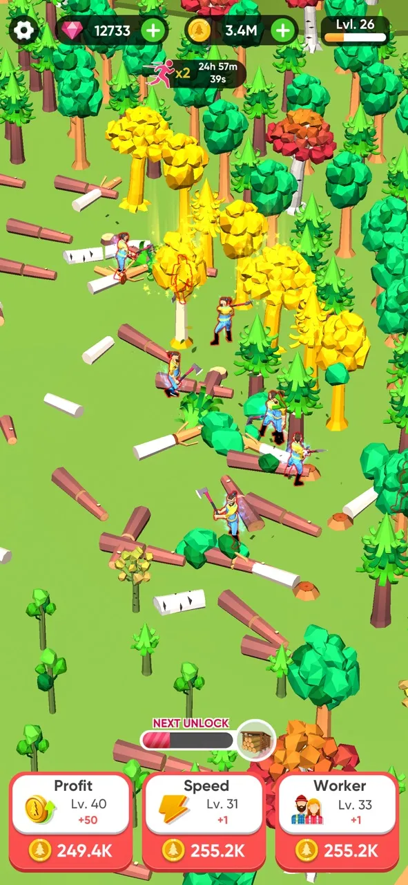 Idle Lumber Mill | 游戏 | XWorld