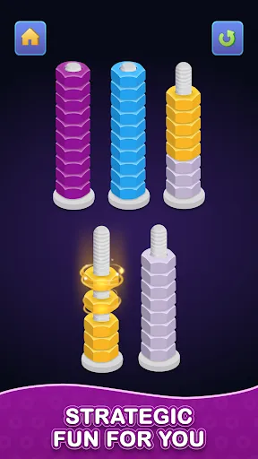 Nuts & Bolts - Color Sort Game | Игры | XWorld