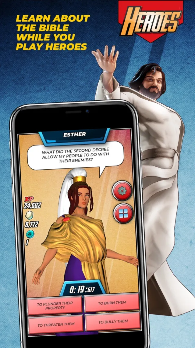 Bible Trivia Game: Heroes | Permainan | XWorld