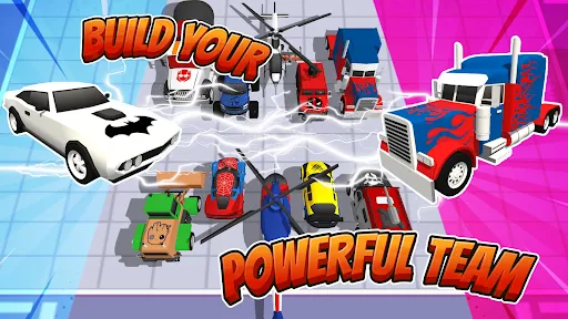 Superhero Car Merge Battle | Игры | XWorld