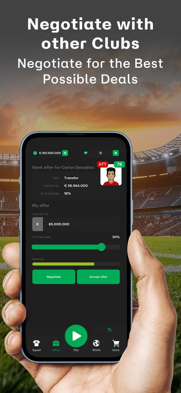 Club Chairman - Soccer Game | 游戏 | XWorld