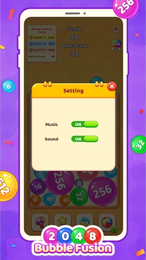 2048 Bubble Fusion | Permainan | XWorld