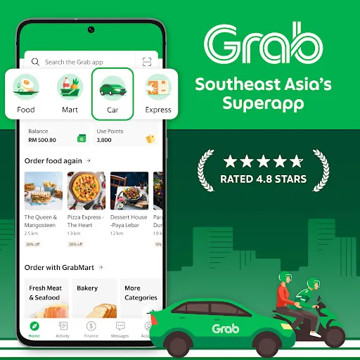 Grab - Taxi & Food Delivery | Permainan | XWorld