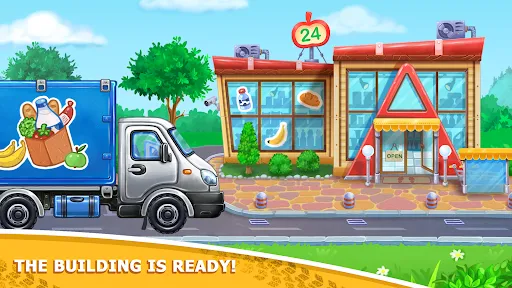 Kids truck games Build a house | Games | XWorld