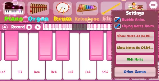 Pink Piano | เกม | XWorld